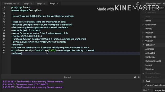 Roblox studio introduction to scripting: Properties смотреть онлайн
