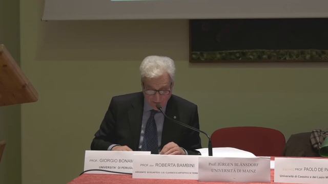 Intervento Prof. Giorgio Bonamente - Germanico visto da Tacito смотреть онлайн