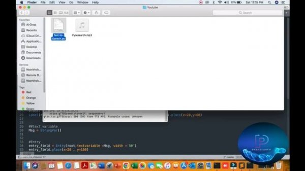 Text to Speech using gTTS module in Python | Google Text-to-speech