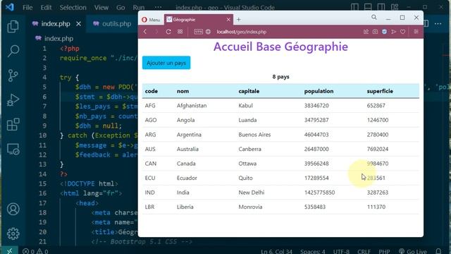 PHP et MariaDB - Épisode 7 - Utiliser require_one pour regrouper les fonctions смотреть онлайн