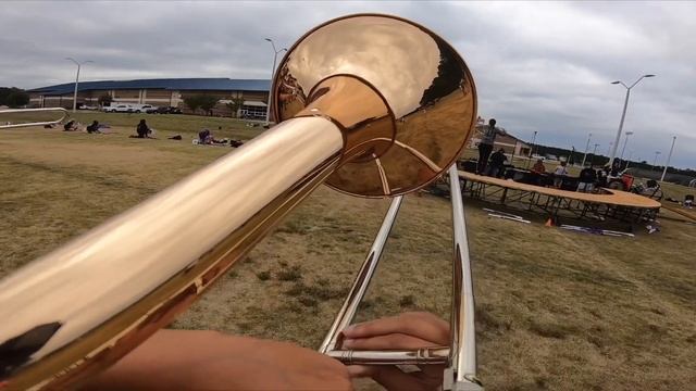 Cleveland H.S. 2019 Mid-Season Run - Trombone Cam - Paige Ray