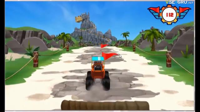 Вспыш и супер машинки мультик-игра на острове драконов смотреть онлайн