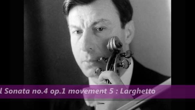 Nathan Milstein plays Handel Larghetto (arr.Hubay) 1960 смотреть онлайн