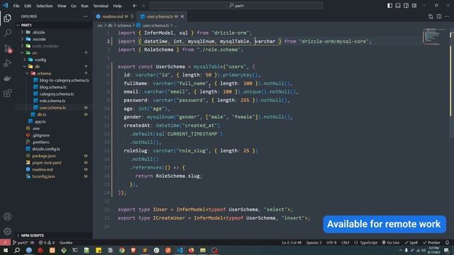 Part 3 | Drizzle ORM Tutorial - One To One Relationship смотреть онлайн