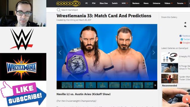 WWE RAW & SmackDown 26-27 Марта 17 + WrestleMania 33 Прогноз (NiberiumTV #1) смотреть онлайн