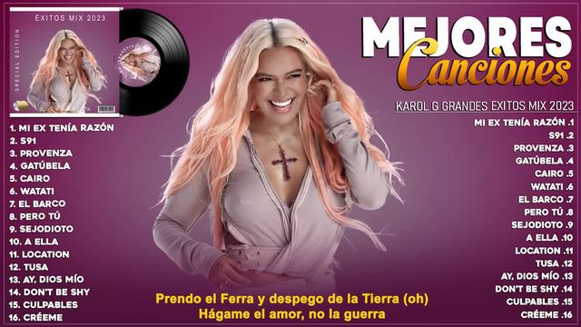 Karol G 2023 (Letra) - Mejores Canciones De Karol G - Grandes Exitos De Karol G - Mix Reggaeton 202
