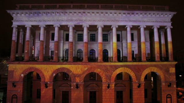 Новогоднее проекционное шоу в Киеве смотреть онлайн