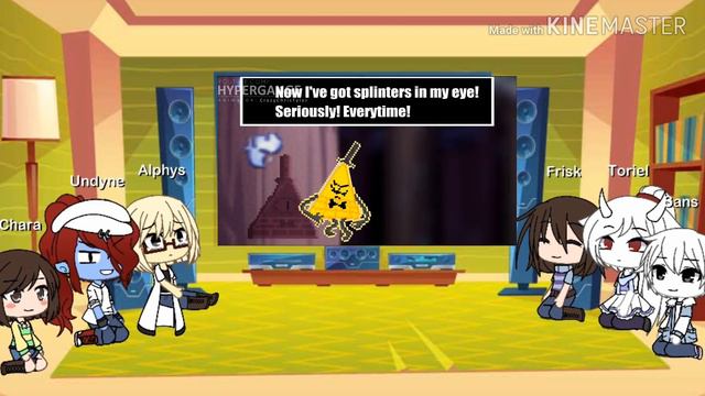 Undertale React to Sans VS Bill cipher смотреть онлайн