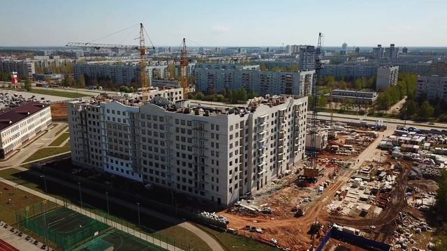 CENTROPOLIS, Ульяновск | Ход строительства. Апрель | Железно смотреть онлайн