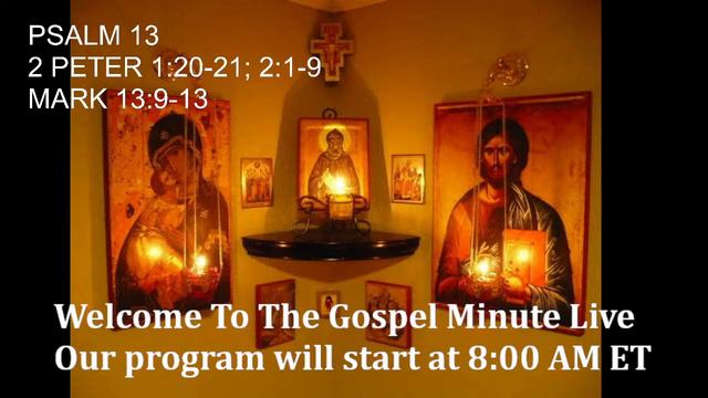 The Gospel Minute Live!