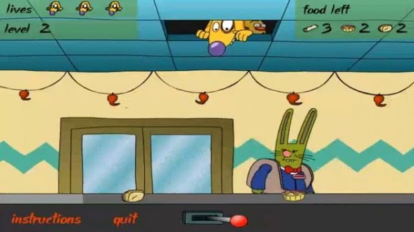 CatDog: CatDog's All You Can't Eat Game (1998) Gameplay