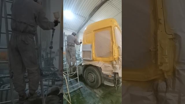 Кузовной ремонт и покраска Скания смотреть онлайн