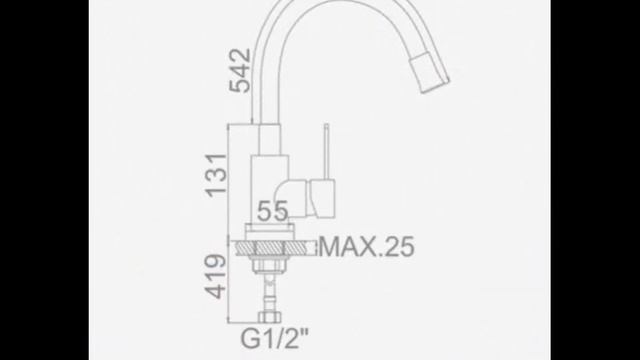 Обзор смесителя Ledeme L74004-1 смотреть онлайн