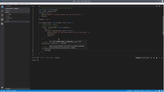C Programming - Reading a file line by line using fgets and getline смотреть онлайн