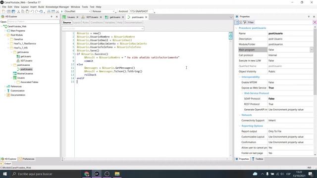 How To #7: Exponer y consumir rest web services usando GeneXus смотреть онлайн