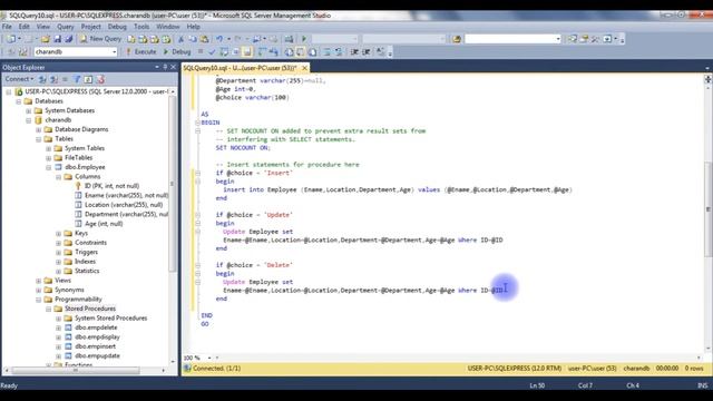 CRUD Insert, Delete, and Update sql server | sql server crud Stored Procedure смотреть онлайн