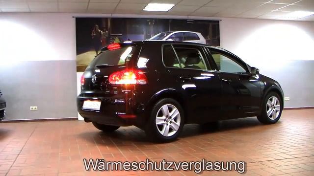 Volkswagen Golf VI 1 4 TSI Comfortline Deep Black Perleffekt AW092117 Schiebedach Navigation смотреть онлайн