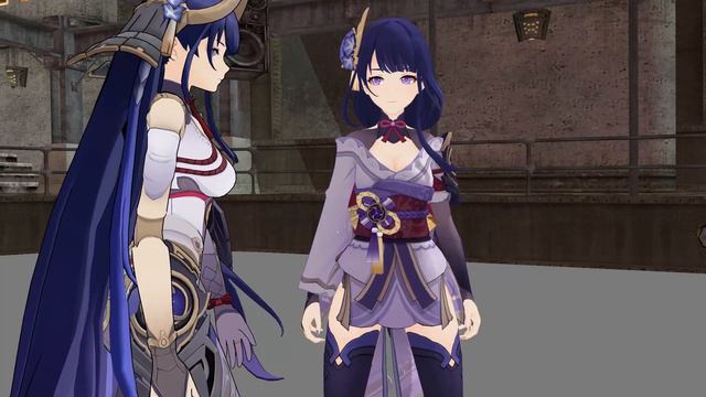 Raiden Shogun and Yae Miko's Secret Battle | Genshin Impact смотреть онлайн