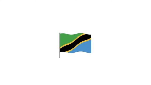Tanzania flag Lottie JSON animation смотреть онлайн