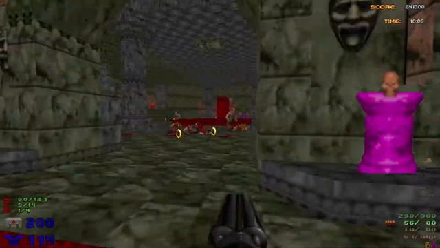 Super Sonic Doom, Skull Temple (Zone 3) - Act 2, UV, all secrets смотреть онлайн