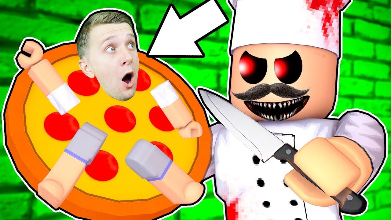 Из МЕНЯ ХОТЯТ СДЕЛАТЬ ПИЦУ или СУМАШЕДШИЙ ПОВАР в ROBLOX! смотреть онлайн