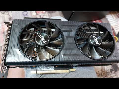 Видеокарта Nvidia GEFORSE RTX 3050 PALIT DUAL. Распаковка и первый запуск. смотреть онлайн