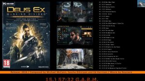 DEUS EX MANKIND DIVIDED OST [Full] Game Soundtrack (Reloaded)