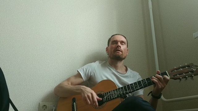 Сансара, кавер на гитаре, пока один куплет. смотреть онлайн