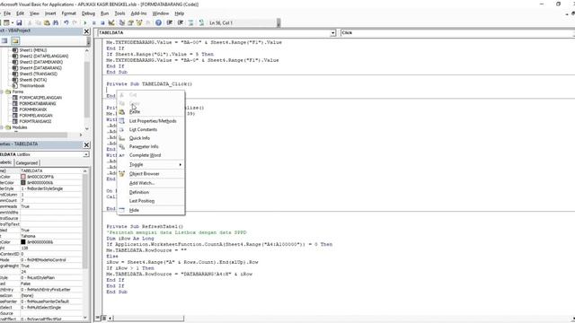 FULL TUTORIAL APLIKASI KASIR BENGKEL SEDERHANA EXCEL VBA смотреть онлайн