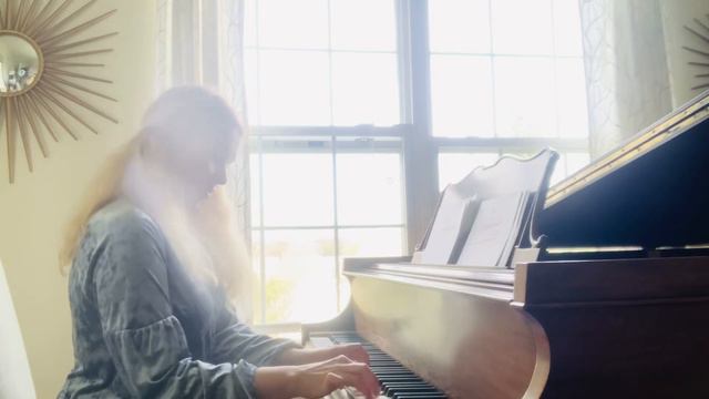 Trying out my Antique Hamilton Baldwin Baby Grand Piano for the 1st Time! 😍🎹 смотреть онлайн