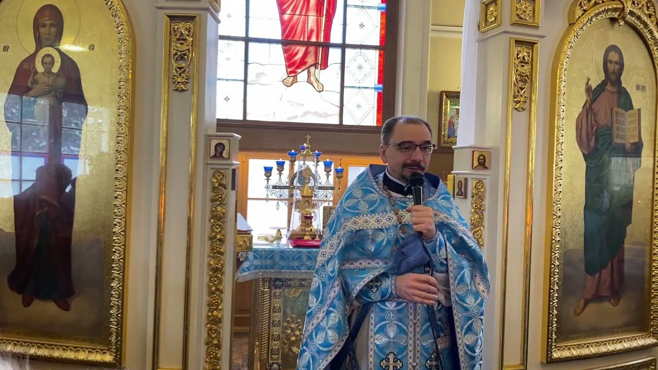 Проповедь в праздник Благовещения Пресвятой Богородицы. Протоиерей Владимир Кочубей смотреть онлайн