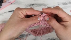 Ложная кеттлевка спицами - вяжем идеальную горловину.