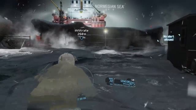 Awesome Winter Stealth Mission from Ghost Recon Future Soldier смотреть онлайн