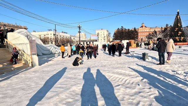 VLOG: Прогулка по центральной площади Хабаровска.