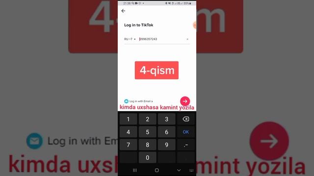 Tik Tokga Video Quyish тик токга видео к, уйиш Rassiyada Tik Tok Ishlamaydi тик ток блок в рассия