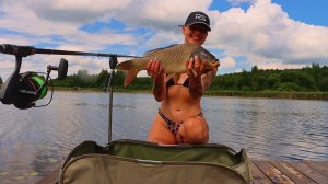 КОРМЛЮ ВЁДРАМИ! Рыбалка с ночевкой. КАРП на бойлы. ЧАСТЬ 1. #447