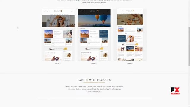 Desert - WordPress Travel Blog Theme Lanny Toby смотреть онлайн