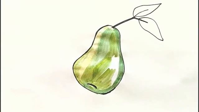 How to draw a cute avocado | avakado rasm qanday chiziladi | Как нарисовать милое авокадо смотреть онлайн