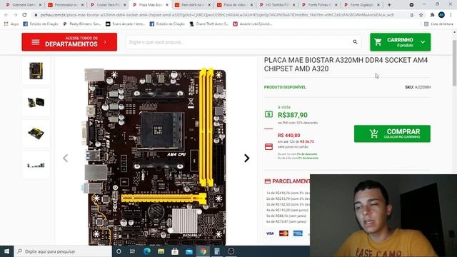 PC GAMER DE 2500 REAIS - RODA GTA 5 RP, FREE FIRE, RAINBOW SIX - PC GAMER BARATO, RYZEN 5 1500X !!! смотреть онлайн