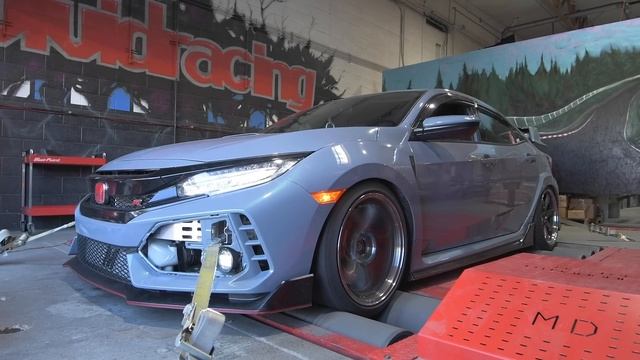FK8 Honda Civic Type R Tuned with Bolt-ons! How Much Horsepower will it Make?! Dyno Test Explained смотреть онлайн