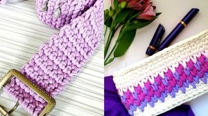 Что связать из ленточной трикотажной пряжи. Топ 20 идей.