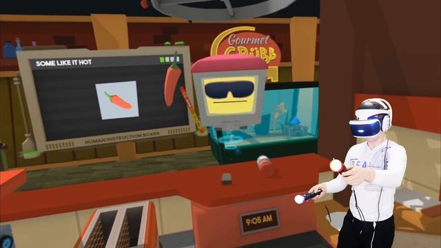 Я СОЗДАЛ "вкусный" БУРГЕР в ВИАР! МАМА ГОВОРИЛА Я ПОВАР! (Job Simulator VR) смотреть онлайн