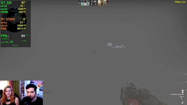 GT 320 | CSGO - 1080p, 900p, 720p, 800x600, 640x480 смотреть онлайн