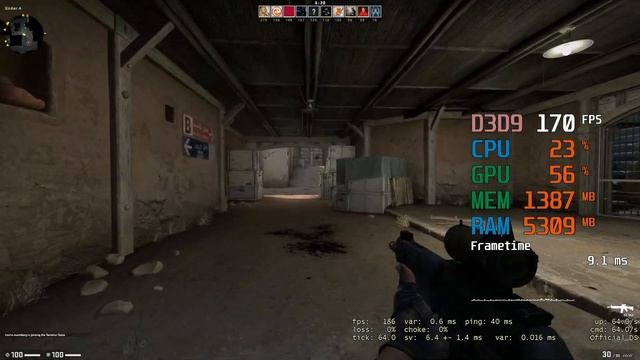 GeForce RTX 2060 -- AMD Ryzen 5 2600 -- CSGO Counter Strike Global Offensive Benchmark Dust 2 MAX смотреть онлайн