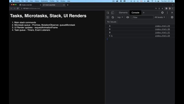 Understanding the Event Loop Sequence of Tasks смотреть онлайн