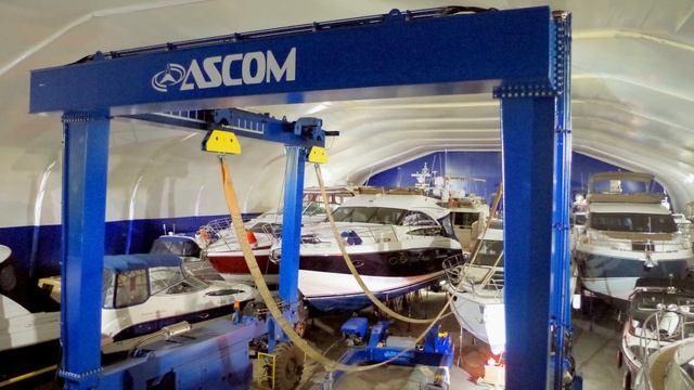 Зимнее хранение яхт в яхт-клубе Парк Марин-Юг смотреть онлайн