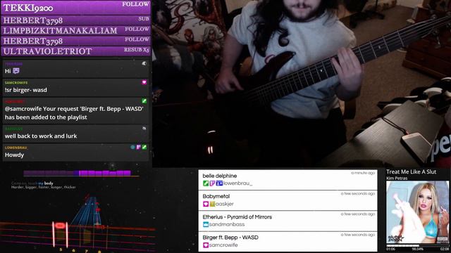 Kim Petras - Treat Me Like A Slut | Rocksmith 2014 Bass Cover смотреть онлайн