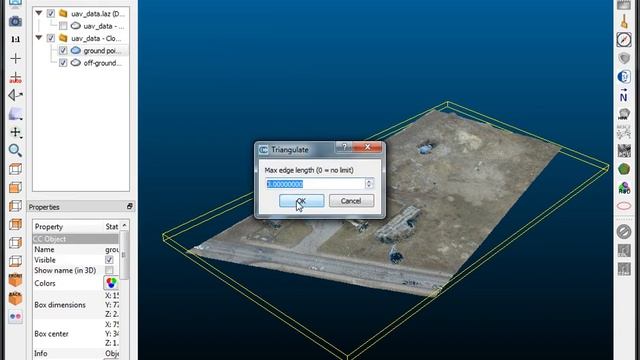 Cloud Compare Ground Classification on UAV point cloud смотреть онлайн