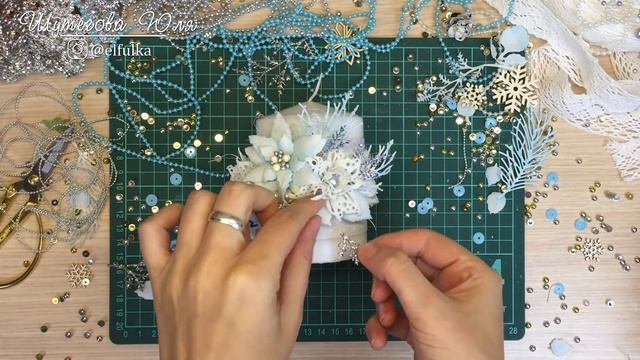 декор Новогодней Свечи / Новогодний Декор/ Christmas candle decor tutorial смотреть онлайн