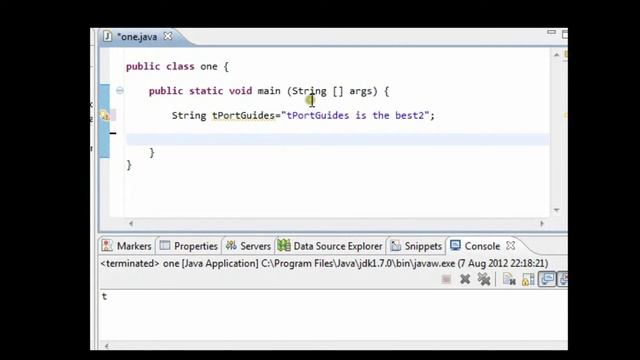 Java Associate - charAt method ( PART 9) смотреть онлайн